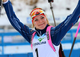Češi mohou slavit! Biatlonistka Davidová uspěla na Světovém poháru