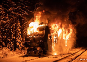 Požár vlaku ve Šluknovském výběžku způsobil škodu přes 15 miliónů