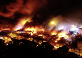 Haly v Mladé Boleslavi zapálil úmyslně bezdomovec. Způsobil škodu tři miliardy