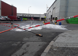 zásah hasičů v Olomouci