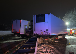 Hromadná nehoda kamionů na D1