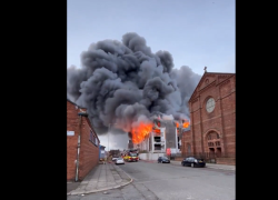 Požár v Liverpoolu