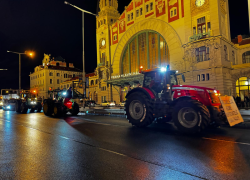 Stávka zemědělců v Praze