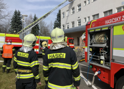 Požár v Jablonecké nemocnici