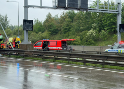 Vážná nehoda kamionu na Pražském okruhu